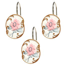 1 of 1:Home Spa Poly Resin Judy Shower Curtain Hooks, Rose, 12 Pack 