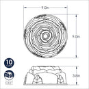 4 of 7:Nordic Ware Platinum Rose Cast Aluminum Bundt Pan, 10 Cup, Copper 