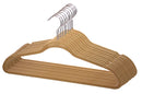 1 of 2:Home Basics 10-Pack Non-Slip Velvet Hangers, Camel, 17.8x5x9.5 Inches 