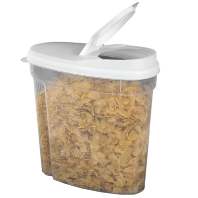 6 of 9:Home Basics 3-Piece Plastic Food Storage Container Set, White 