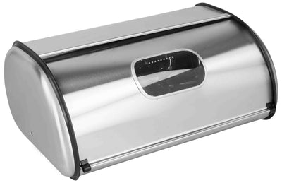 1 of 4:Home Basics Stainless Steel Bread Box, Silver 