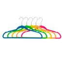 1 of 4:Simplify 25 Pack Slim Velvet Hangers in Neon 