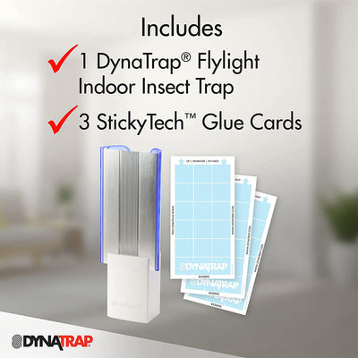 3 of 7:DynaTrap Flylight Indoor Plug-In Fly Trap, White 