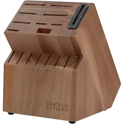 5 of 5:Chicago Cutlery Insignia Guided Grip 18-Piece Stainless Steel Knife Set With Block 