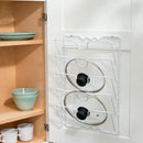 3 of 6:Home Basics Wall or Cabinet Mount Lid Rack 