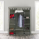 4 of 4:Armoire de rangement indépendante en tissu non tissé Home Basics, gris 