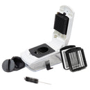 2 of 4:Home Basics Mandoline Slicer con almacenamiento, color blanco 