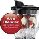 6 of 8:Licuadora 2 en 1 Hamilton Beach Power Elite Glass con picadora, acero inoxidable, color negro 