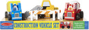 4 of 4:Melissa & Doug Construction Vehicle Wooden Play Set, 8 Pieces 