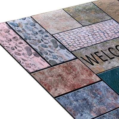 6 of 8:Achim Welcome Home Heavy Duty Outdoor Mat, Multicolor, 18x30 Inches 