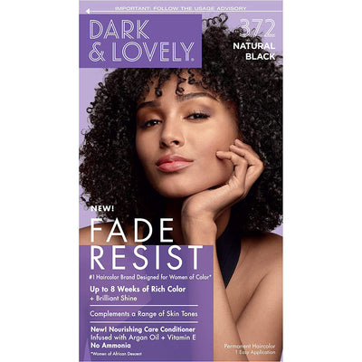 1 of 4:Dark & Lovely Permanent Hair Color, 372 Natural Black 