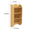 7 of 7:Porte-lettres 3 compartiments en bambou - Naturel 