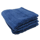 1 of 1:Gant de toilette Feather and Stitch Zero Twist, 30 x 30 cm, bleu marine clair (lot de 2) 