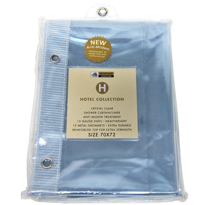 1 of 1:Better Home Hotel Collection Revestimiento de ducha transparente, 70 x 72 pulgadas 