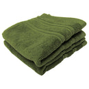 1 of 1:Feather and Stitch 2-Ply Wash Cloth, 2-Pack, 13x13 Inches, Stone Green 