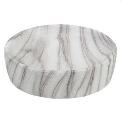 3 of 5:Home Basics Marble Ceramic 4 Piece Bath Accessory Set, White 