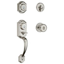 1 of 8:Kwikset Montara Single Cylinder Handleset With Juno Knob Featuring SmartKey, Satin Nickel 