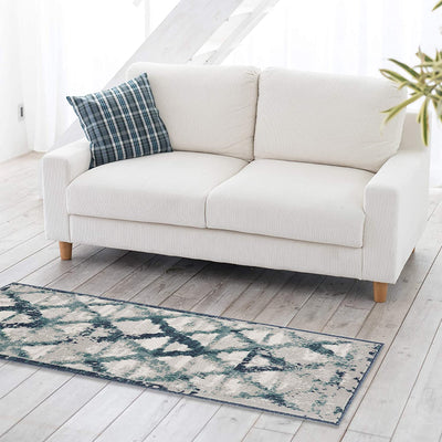 8 of 13:Ensemble de tapis Achim Capri 3 pièces, Rizzy Blue, 2 x 3, 2 x 5, 5 x 7 pieds 