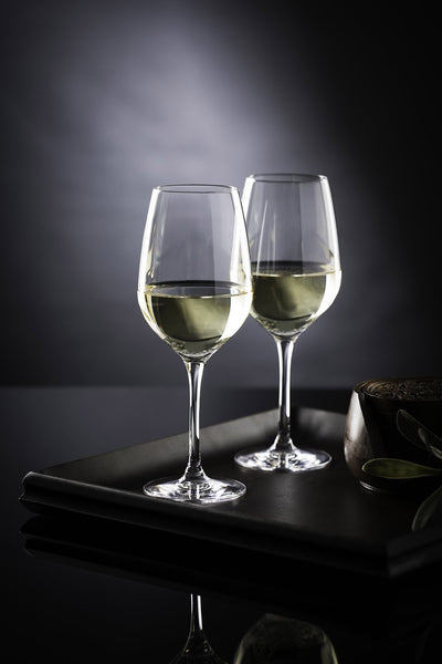 2 of 6:Stolzle Eclipse Crystal White Wine Glasses, 16.75 Ounces, Set of 6 