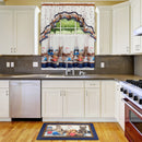 2 of 3:Precious Decorative Anti-Fatigue Mat, Navy Blue, 18x30 Inches 