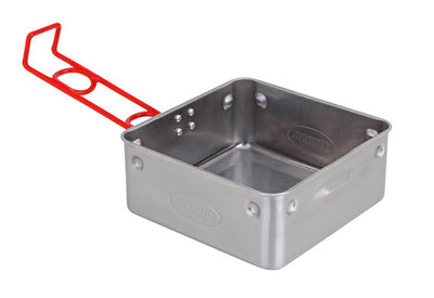 6 of 8:Kit réchaud de camping Sterno avec cadre et panneaux pare-vent, rouge-gris 