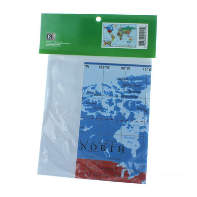 3 of 4:Kappa World Map Wall Map Poster For Home And School, 40x28 Inches 