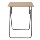 3 of 7:Home Basics Multi-Purpose Foldable Table, Natural, 19x15x26 Inches 