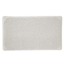 1 of 1:Popular Bath Woven Loofah Bath Mat, White, 17.25x29.5 Inches 