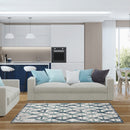 9 of 13:Ensemble de tapis Achim Capri 3 pièces, Rizzy Blue, 2 x 3, 2 x 5, 5 x 7 pieds 