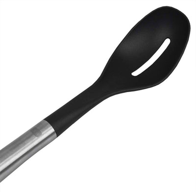 9 of 10:Home Basics Mesa Scratch-Resistant Nylon Slotted Spoon with Stainless-Steel, 13 Inches 