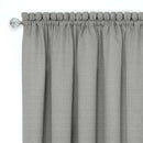 3 of 6:Darcy Textured Rod Pocket Window Panel, Grey-White, 52x84 Inches 