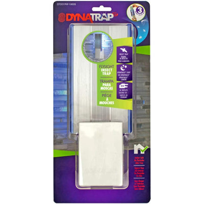 7 of 7:DynaTrap Flylight Indoor Plug-In Insect Trap with 2 AC Outlets, White 
