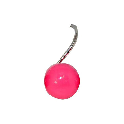 2 of 2:Home Spa Poly Resin Ball Shower Curtain Hooks, Hot Pink, 12 Pack 