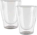 1 of 5:Circleware Thermax Tazas de café con leche de vidrio aislado de doble pared, 2 piezas, 10.4 onzas 