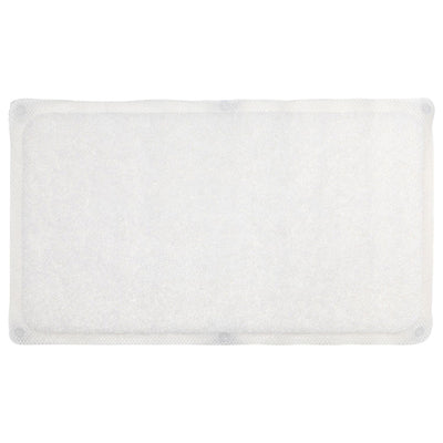 1 of 1:Popular Bath Exfoliating Loofa Woven Bath Carpet Mat, Clear, 17.25x29.5 Inches 