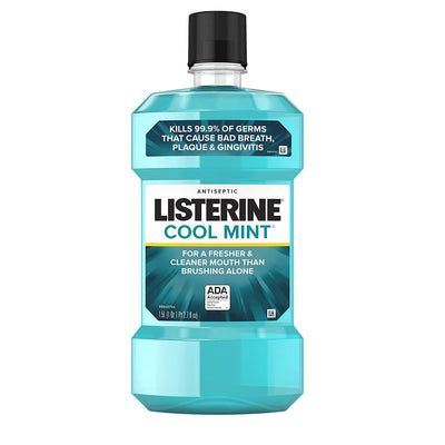 1 of 2:Listerine Antiseptic Mouthwash, Cool Mint, 1.5 Liters 