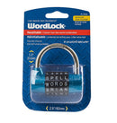 3 of 3:Cadenas à combinaison à 5 chiffres Wordlock PL-135-BLU, bleu-noir 