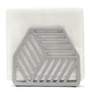 2 of 4:Home Basics Cast Iron Lines Design Napkin Holder, Gray, 5.5x2x4.75 Inches 