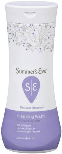 1 of 1:Summer's Eve Cleansing Wash For Sensitive Skin Delicate Blossom, 15 Ounces 
