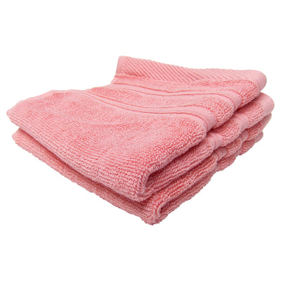 1 of 1:Feather and Stitch 2-Ply Wash Cloth, 2-Pack, 13x13 Inches, Pink (Pack of 2) 