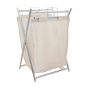 1 of 4:Neu Home Foldable Hamper with Removable Canvas Bag, Beige 