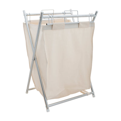 1 of 4:Neu Home Foldable Hamper with Removable Canvas Bag, Beige 
