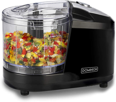 1 of 5:Dominion Home Mini Food Chopper, Black, 1.5 Cups 