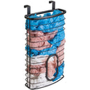 3 of 5:iDesign Axis Over the Cabinet Kitchen Storage Holder for Plastic and Garbage Bags, Matte Black 