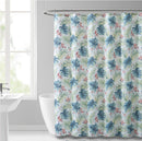 1 of 1:Juego de cortinas de ducha Key West de 13 piezas con ganchos, azul verdoso, 72 x 72 pulgadas 