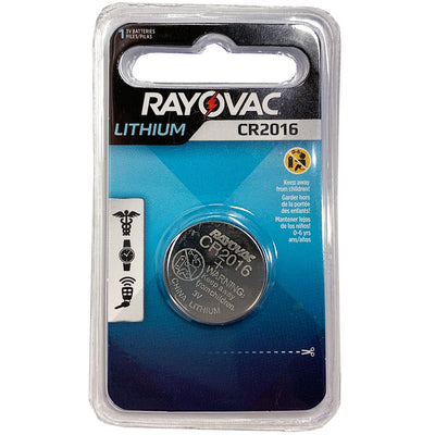 2 of 2:Rayovac CR2016 batería de celda de moneda de litio de 3 voltios (paquete de 4) 