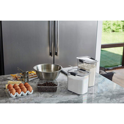 6 of 6:Rubbermaid Brilliance 3-Piece Pantry Organization Containers Set, Clear, 16, 12, 3.2 Cups 