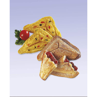 2 of 5:Proctor Silex Nonstick Electric Sandwich and Turnover Maker, White 