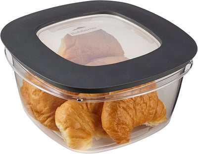 4 of 5:Rubbermaid Premier Easy Find Lids Food Storage Containers, 14 Cup, Gray 