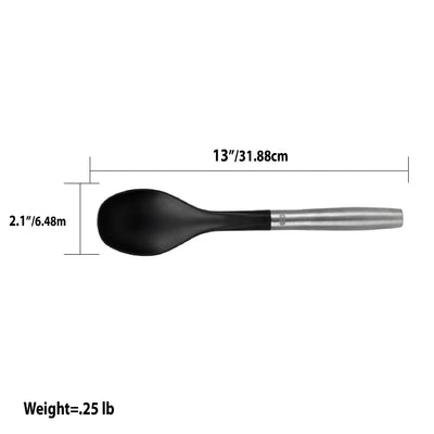 15 of 17:Cuillère de service Home Basics Mesa en nylon résistant aux rayures avec acier inoxydable, 13 pouces 